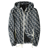 2026年新款印花连帽休闲夹克钱塘3019-JK9031P150平铺黑色，男装夹克，钱塘6016-1(原3019)