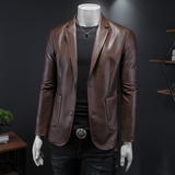 2026年新款男士修身PU西装大码西服钱塘3019X6727P160假模，男装西服，钱塘6016-1(原3019)