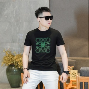 商标已注册2026年新款短袖T恤 钱塘3019 TX237 P65 真模 黑色，男装T恤，钱塘6016-1(原3019)