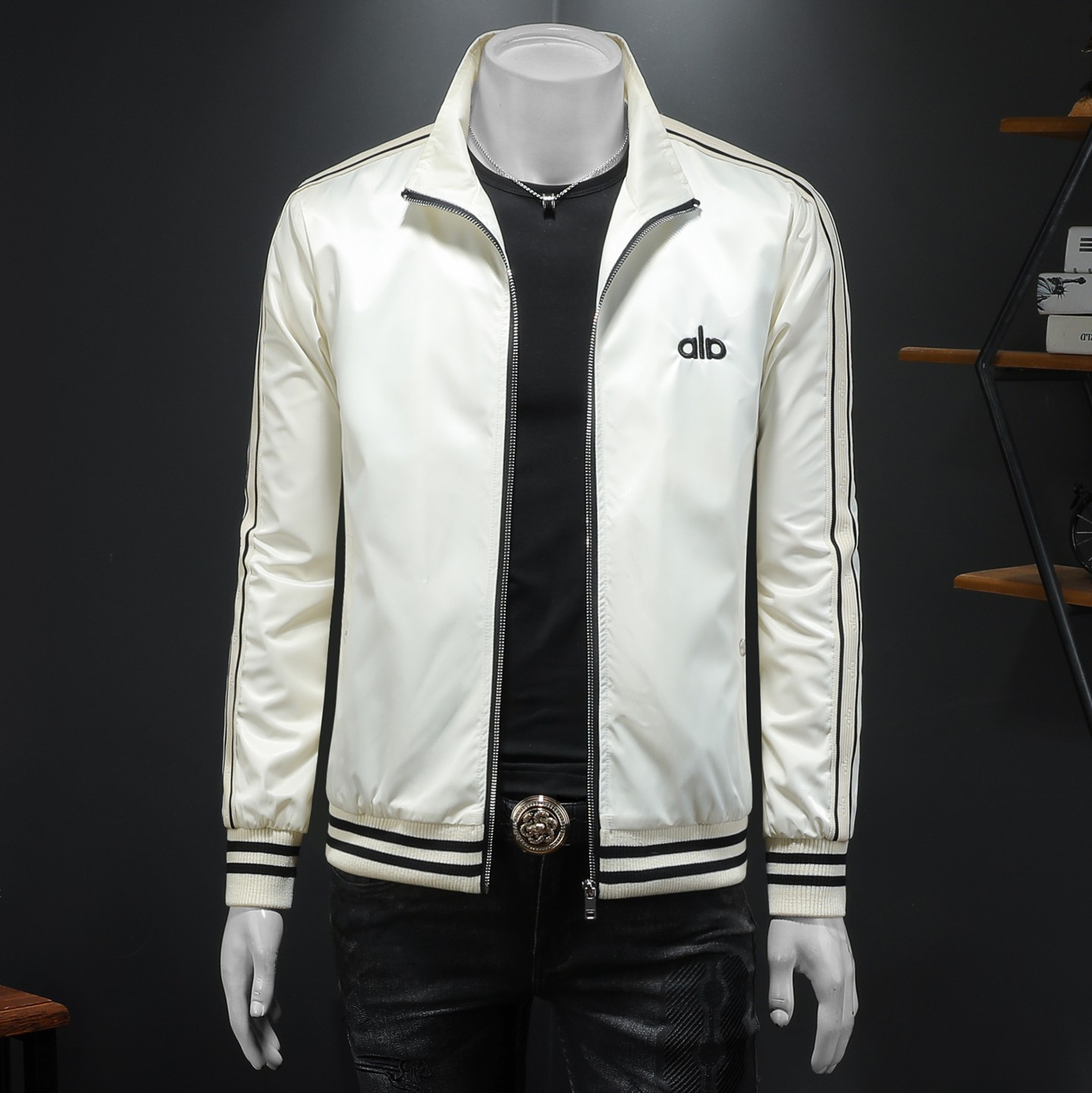 2026年新款立领休闲夹克钱塘3019-JK9310P155假模，男装夹克，钱塘6016-1(原3019)