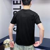 商标已注册2025年新款短袖T恤3019TX3002P75真模，男装T恤，钱塘6016-1(原3019)