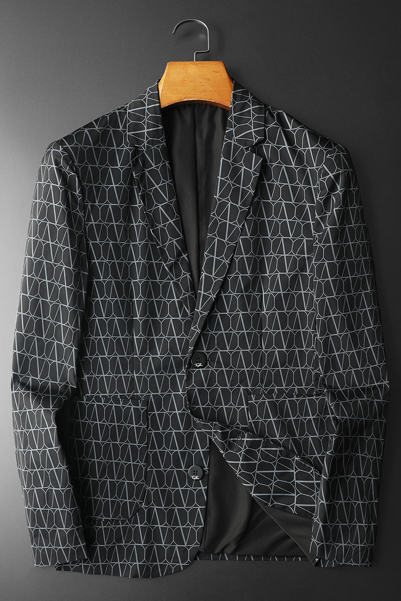 2026年新款高端休闲小西装钱塘3019X6696P160平铺咖,男装西服套装,钱塘6016-1(原3019)