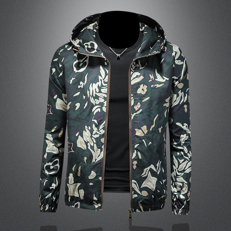 2026年新款连帽休闲夹克钱塘3019-JK9307P140镂空，男装夹克，钱塘6016-1(原3019)