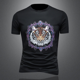 2025年新款短袖T恤钱塘3019TX3069P70，男装T恤，钱塘6016-1(原3019)