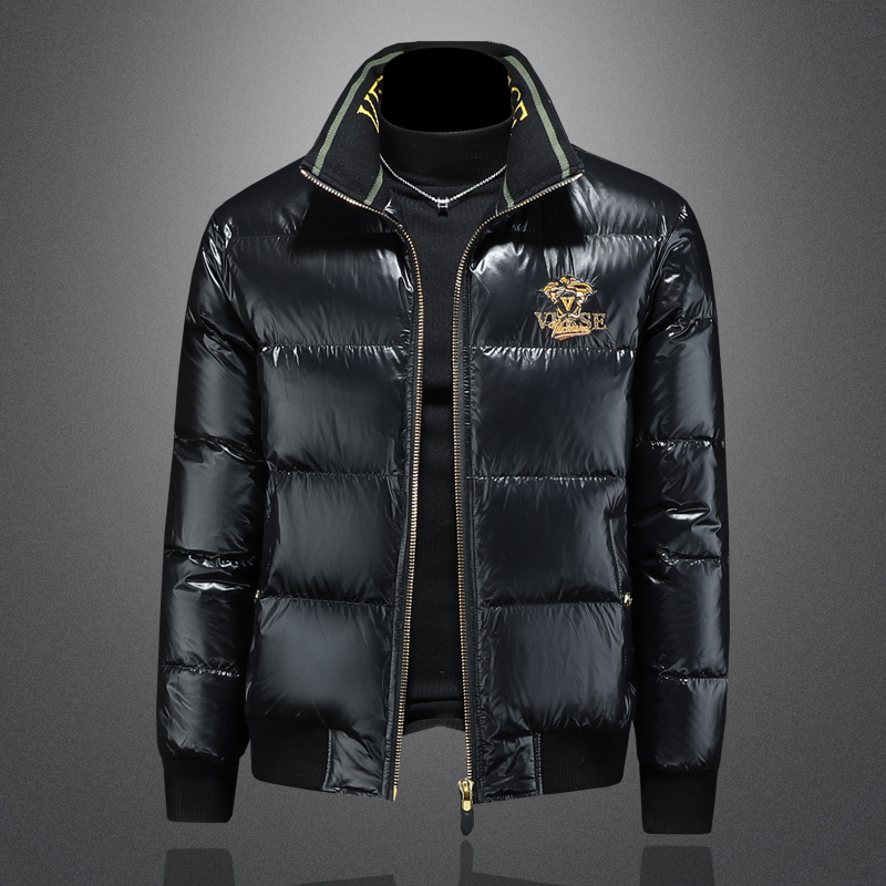 Y8360P3652025高端冬季90%白鸭绒亮面立领羽绒服镂空395，男装羽绒服，钱塘6016-1(原3019)