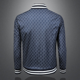 2026年新款圆领休闲夹克钱塘3019-JK9308P145镂空商标已注册，男装夹克，钱塘6016-1(原3019)