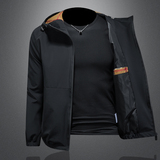 2026年新款连帽休闲夹克钱塘3019-JK9300P140镂空，男装夹克，钱塘6016-1(原3019)