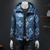 2026年新款连帽休闲夹克钱塘3019-JK9303P140假模商标已注册，男装夹克，钱塘6016-1(原3019)