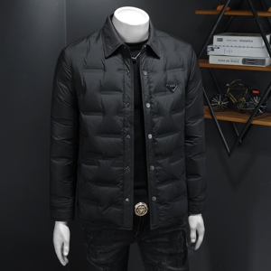 Y9870 P325 2025高端冬季90%白鸭绒翻领羽绒服  假模 365图片