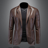 2026年新款男士修身PU西装大码西服钱塘3019X6727P160镂空，男装西服，钱塘6016-1(原3019)