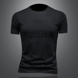 商标已注册2025年新款短袖T恤 钱塘3019 TX3011 P70 镂空，男装T恤，钱塘6016-1(原3019)