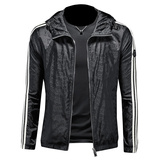 2026年新款男士韩版修身连帽夹克钱塘3019FSY9059P160假模橘，男装防晒衣，钱塘6016-1(原3019)