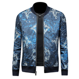 两面穿2026年新款圆领休闲夹克钱塘3019-JK9302P155商标已注册，男装夹克，钱塘6016-1(原3019)