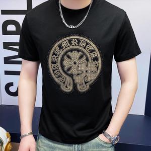 2025年新款短袖T恤 钱塘3019 TX3012 P75 真模，男装T恤，钱塘6016-1(原3019)