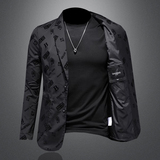 2026年新款男士修身西装大码西服钱塘3019X6603P160镂空，男装西服，钱塘6016-1(原3019)