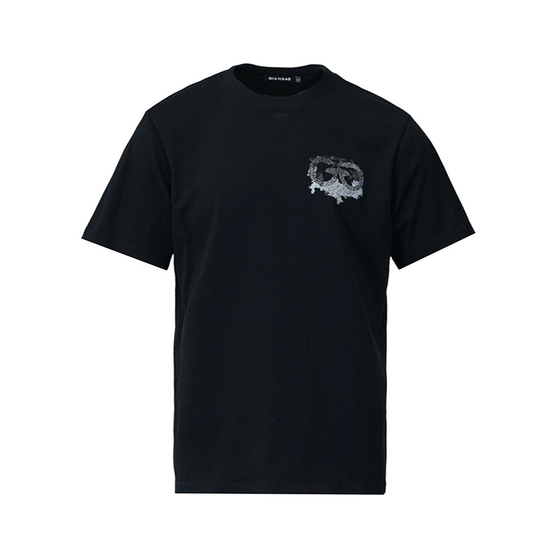 2026年新款微阔短袖T恤钱塘3019TX3071P75真模商标已注册,男装T恤,钱塘6016-1(原3019)