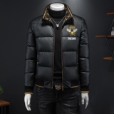 Y9562P3352024高端冬季90%白鸭绒亮面立领羽绒服假模385，男装羽绒服，钱塘6016-1(原3019)