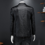 2026年新款高端休闲小西装钱塘3019X6695P165假模黑，男装西服套装，钱塘6016-1(原3019)