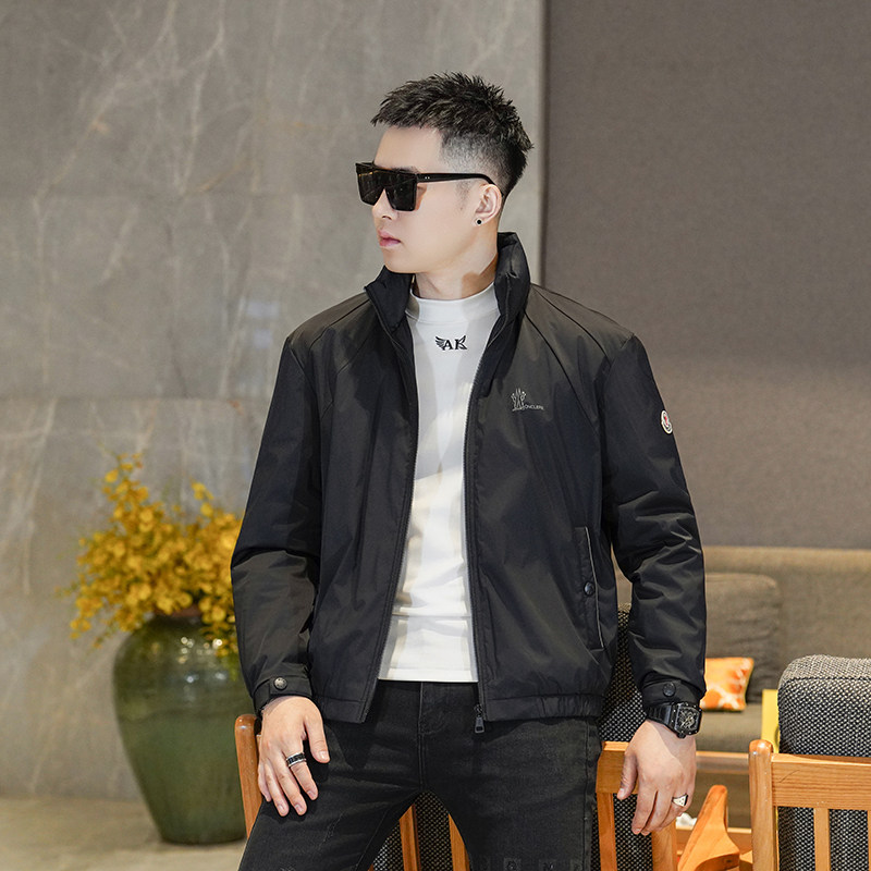 Y9806P2902025高端冬季90%白鸭绒印花立领羽绒服真模325,男装羽绒服,钱塘6016-1(原3019)