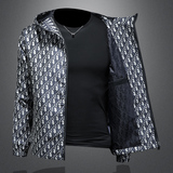 2026年新款连帽休闲夹克钱塘3019-JK9298P165镂空，男装夹克，钱塘6016-1(原3019)