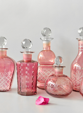 人工吹制琉璃装饰摆件复古