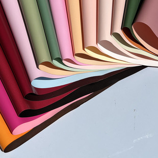 欧雅纸鲜花包装 双色双面包花纸防水厚花艺材料花店花束用品 纸韩式