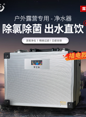 宇之水户外露营装备 车载野外水净化器 电动便携式房车过滤净水器