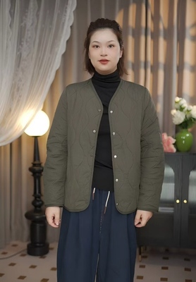 【100%羊毛填充】秋冬新款绵羊毛填充棉服可内搭可外穿保暖外套