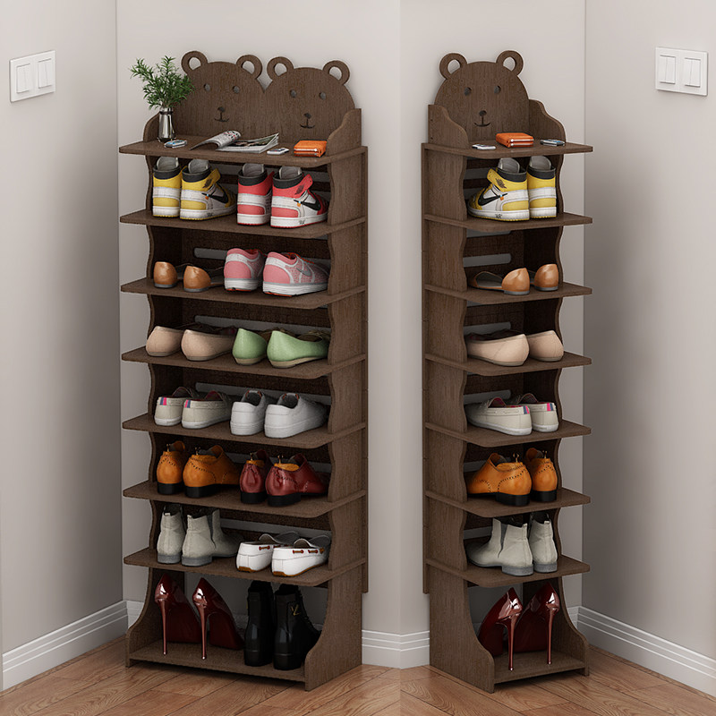 儿童卡通鞋架多层小型简易迷你可爱收纳架小孩创意家用宝宝鞋架子