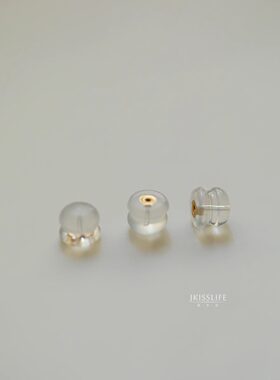 9K / 14K黄金 K金耳堵 「只适用于本店耳钉」