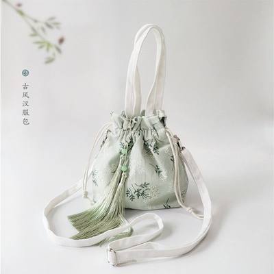 【幽草】森系汉元素图案古风汉服包斜挎包手提搭配古装文艺古风