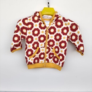 婴儿连帽毛圈棉卫衣清仓不退换 60码 番米粒 包邮