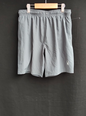 番米粒2件包邮出口欧美余单男童灰色游泳裤沙滩裤速干透气运动裤