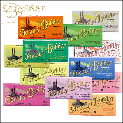 法国进口 Bonnat波纳特博拿单一产地65%牛奶75%100黑巧克力100g