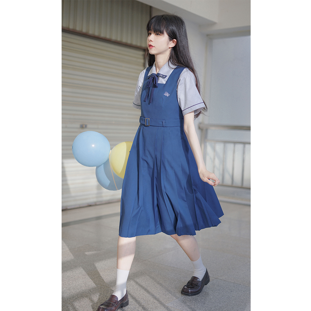 原创奉和高等jk制服背心裙套装