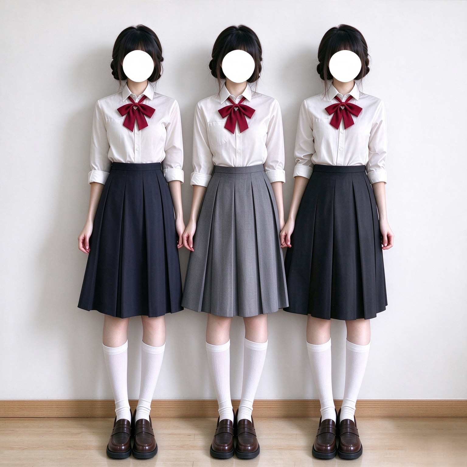 校供感十箱褶JK制服10正版纯色裙樱花家族半身裙短裙长裙女秋冬
