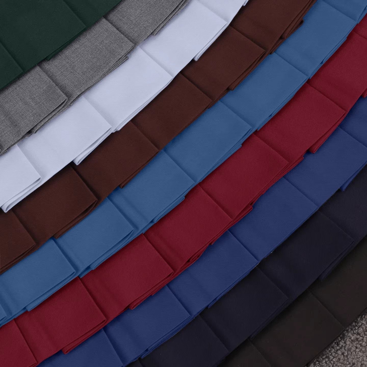 樱花家族jk制服 多色百褶裙42cm 60cm短裙长裙日系纯色优等生女冬