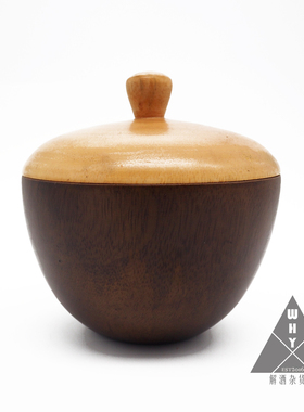 储物罐木北欧家居装饰实木烛台