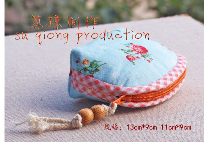 纯手工制作贝壳包 零钱包  diy材料包(含图纸教程)免裁剪可定制