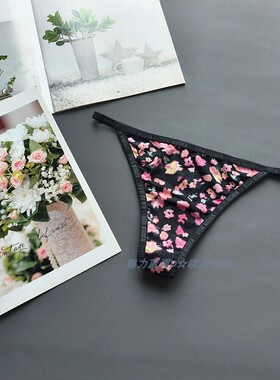 三110-160斤 美国外贸STEV软糯涤棉低腰女T裤细带丁字裤G-strings