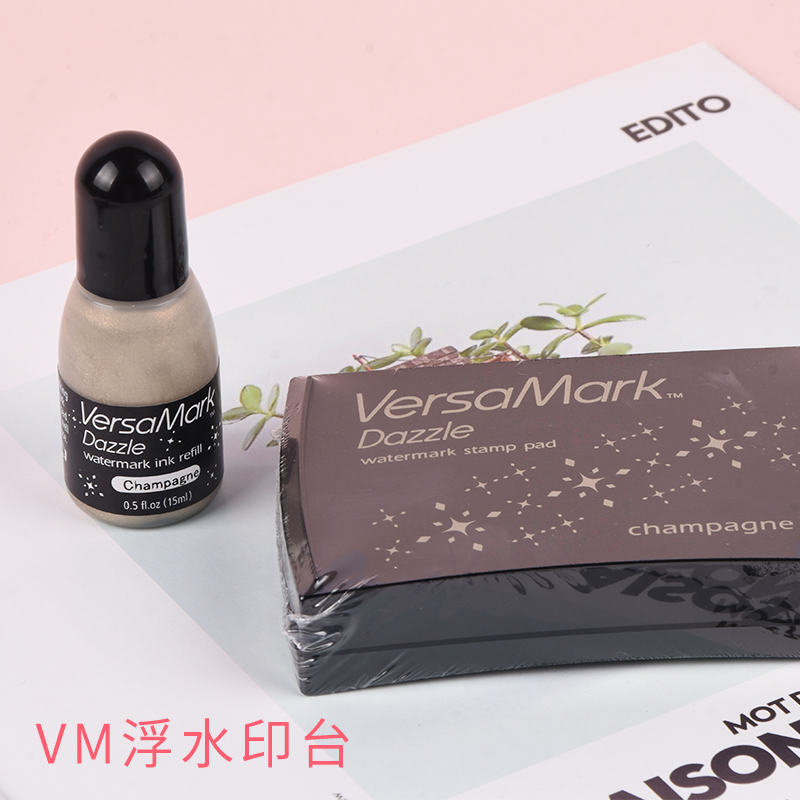 【正品】月猫浮水印台粘性胶水