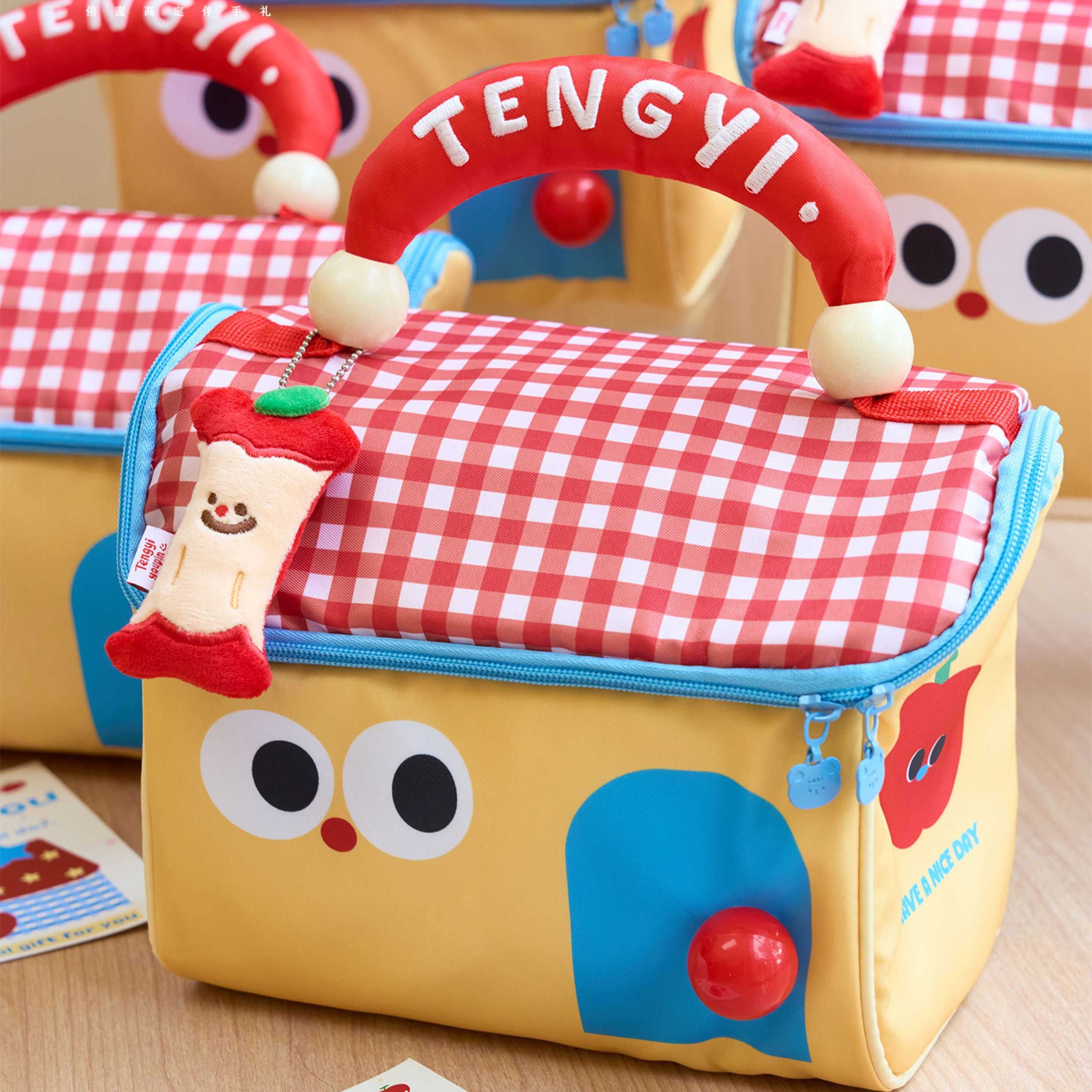 原创可爱小屋伴手礼手提包大容量