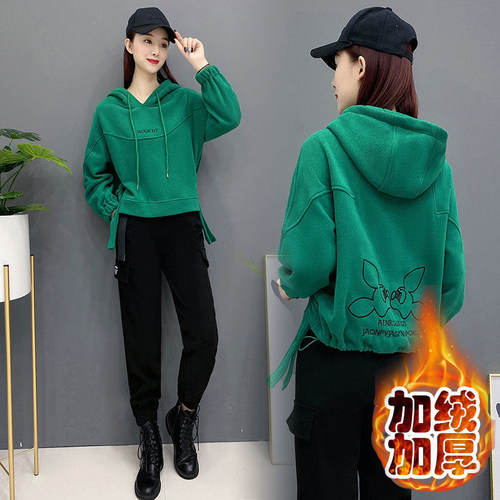 网红小个子加厚外套ins潮秋冬装