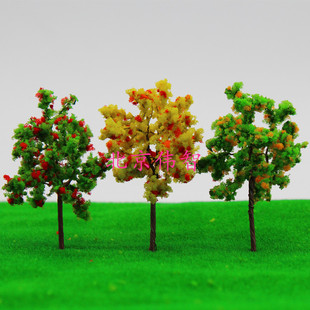 建筑模型制作材料学生手工室外景观环境沙盘行道树铁丝花树