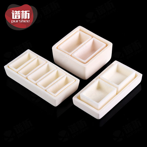 99%氧化铝方形坩埚成套使用 耐高温 免费开票 管式炉方舟刚玉坩锅