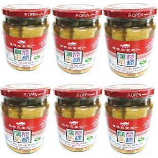 广西桂林特产花桥牌豆腐乳610g*6瓶原味辣味王致和白腐乳汁霉豆腐