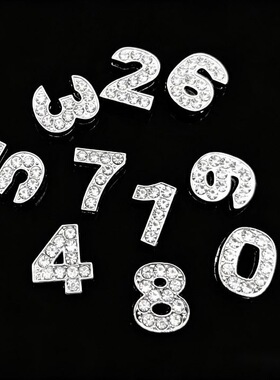 diy水钻内径数字饰品珠子