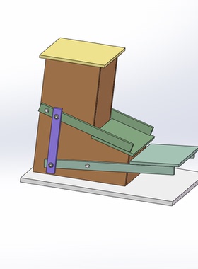66.自动喂食机构solidworks2020模型带约束和运动仿真参数