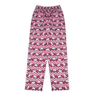 荷兰弟同款hellokitty美式涂鸦运动长裤孟博龙网红粉色篮球训练裤