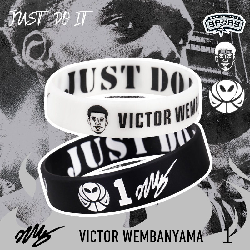 文班亚马篮球训练手环夜光混色